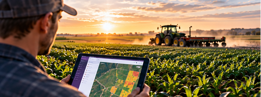 Gestión agrícola de lotes conectada con Odoo